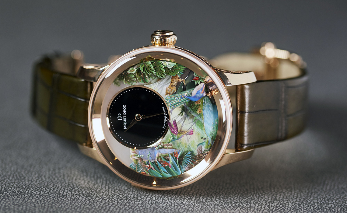 Jaquet Droz s Tropical Bird Repeater the magical flight of the hummingbird Watchonista