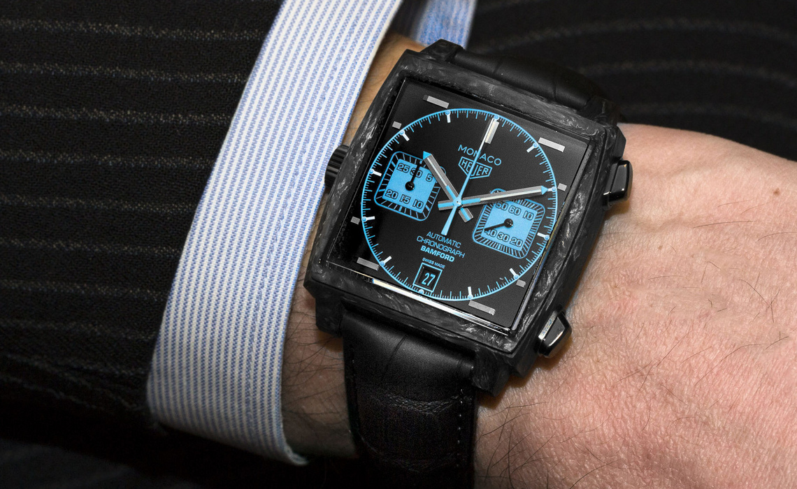 Tag heuer monaco bamford carbon on sale