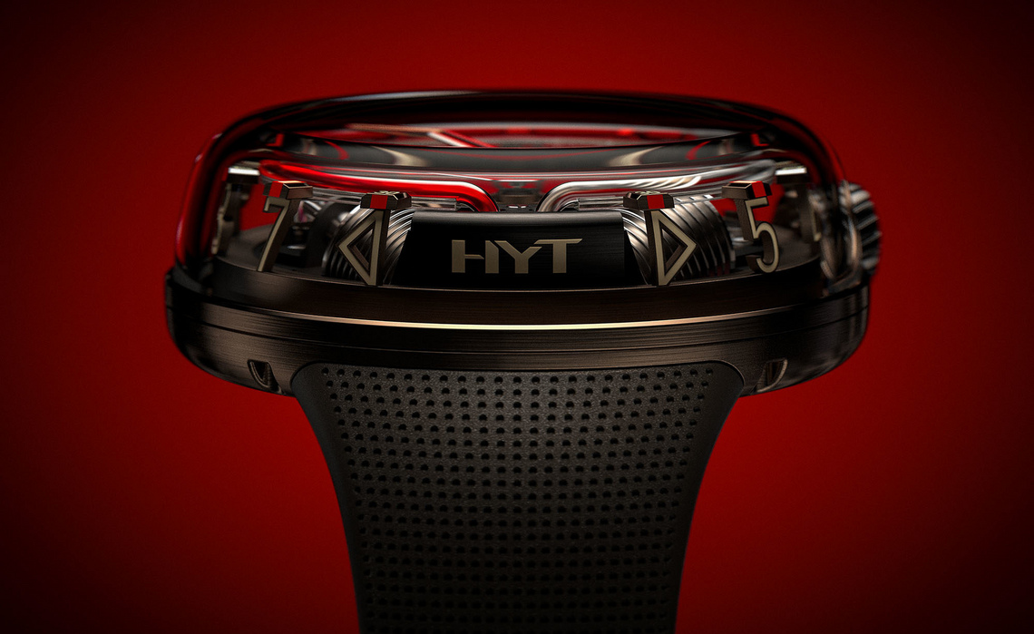 Inside The Launch Of The New HYT H²0 Brown At Les Ambassadeurs in Geneva hyt h2.0 brown closeup 600dpi