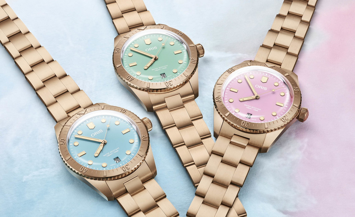 Watches Wonders Oris Delights With Their New Divers Sixty Five Cotton Candy Watchonista