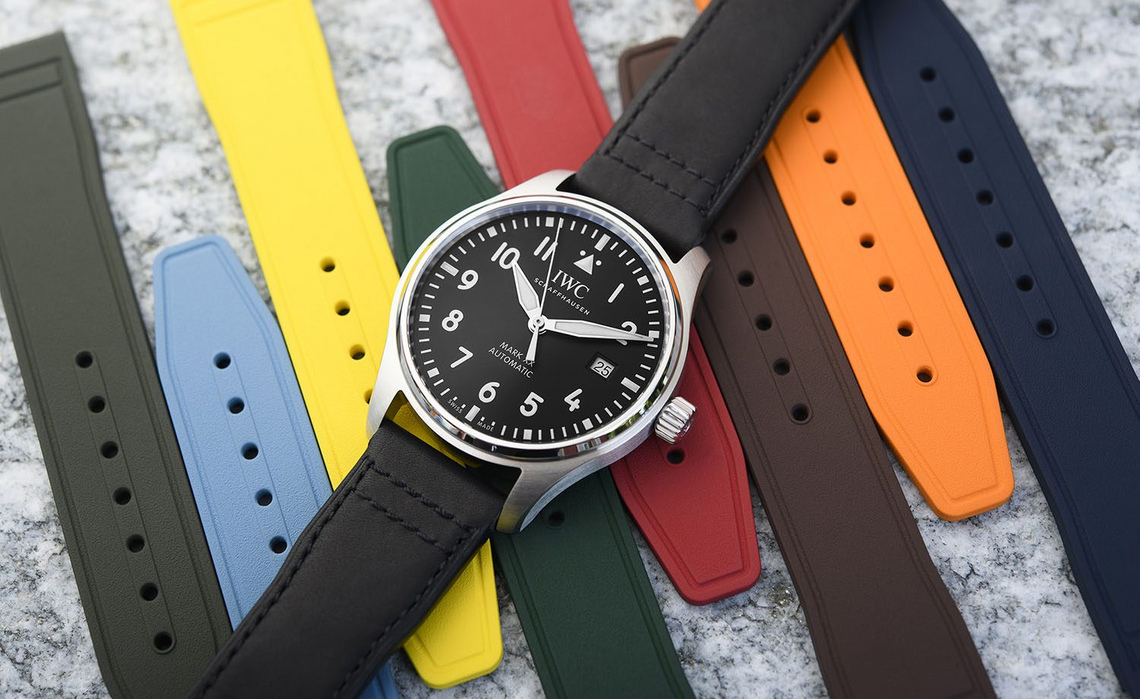 Iwc straps for sale online