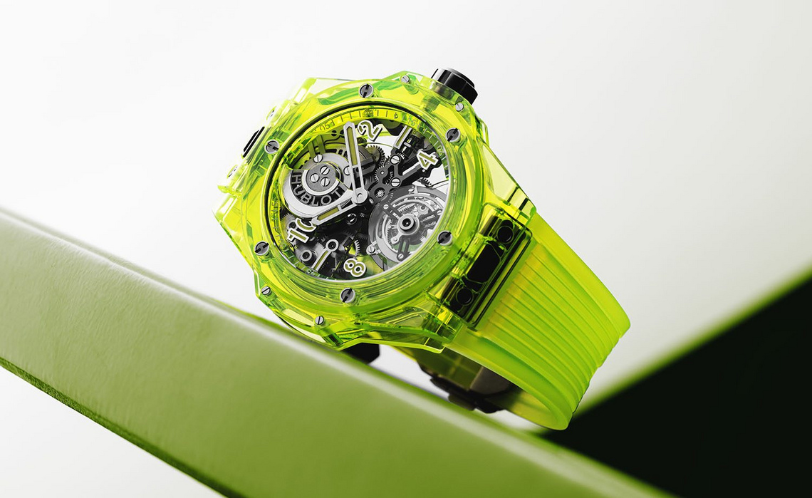 Hands On Pics Hublot s New Big Bang Tourbillon Automatic Yellow Neon SAXEM and Classic Fusion Original Watchonista