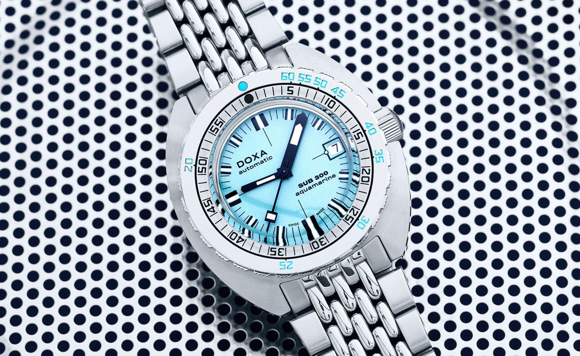 Doxa sub 300 aquamarine hotsell