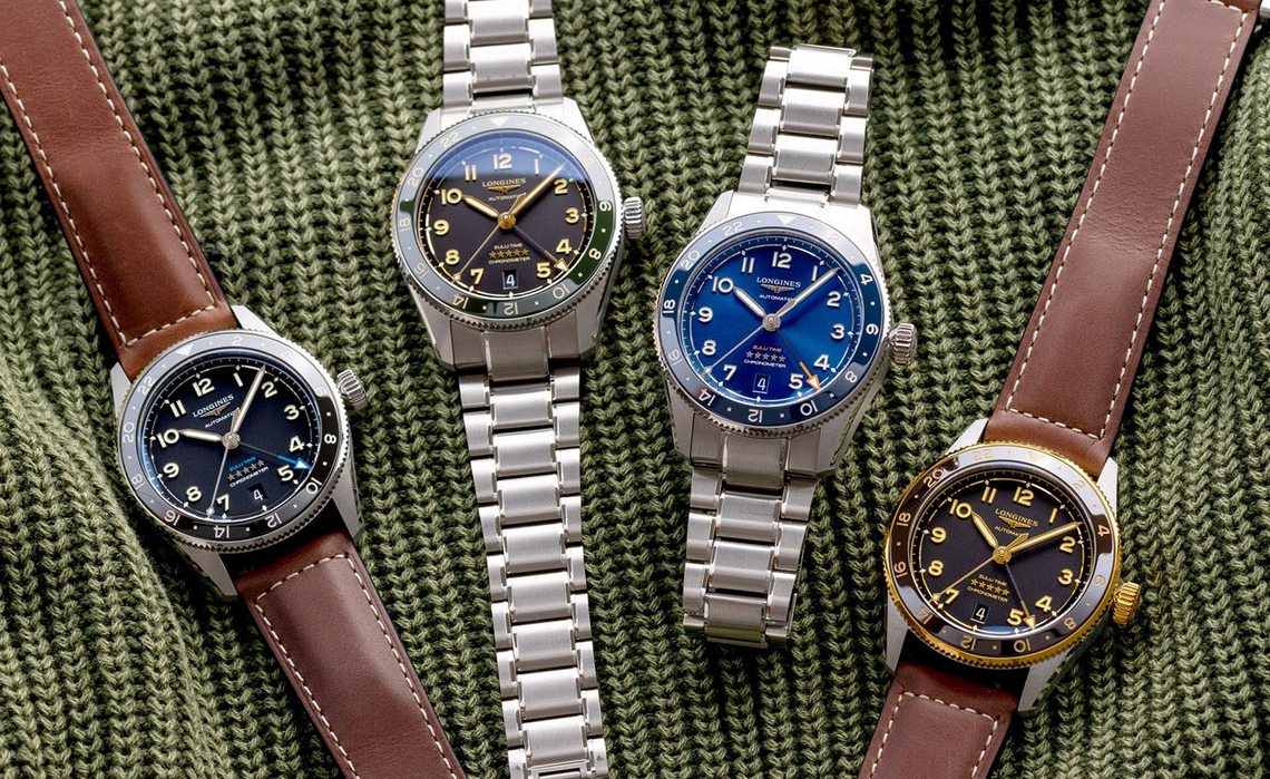 Longines dual time zone watch online