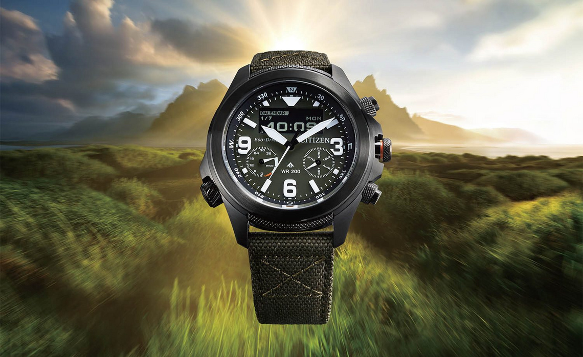 Celebrating Earth Day with Citizen s New Promaster Eco Drive Combination Watches Watchonista