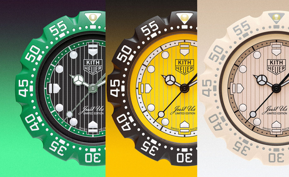 TAG Heuer Evokes 1980s Nostalgia with the Formula 1 Kith | SJX Watches
