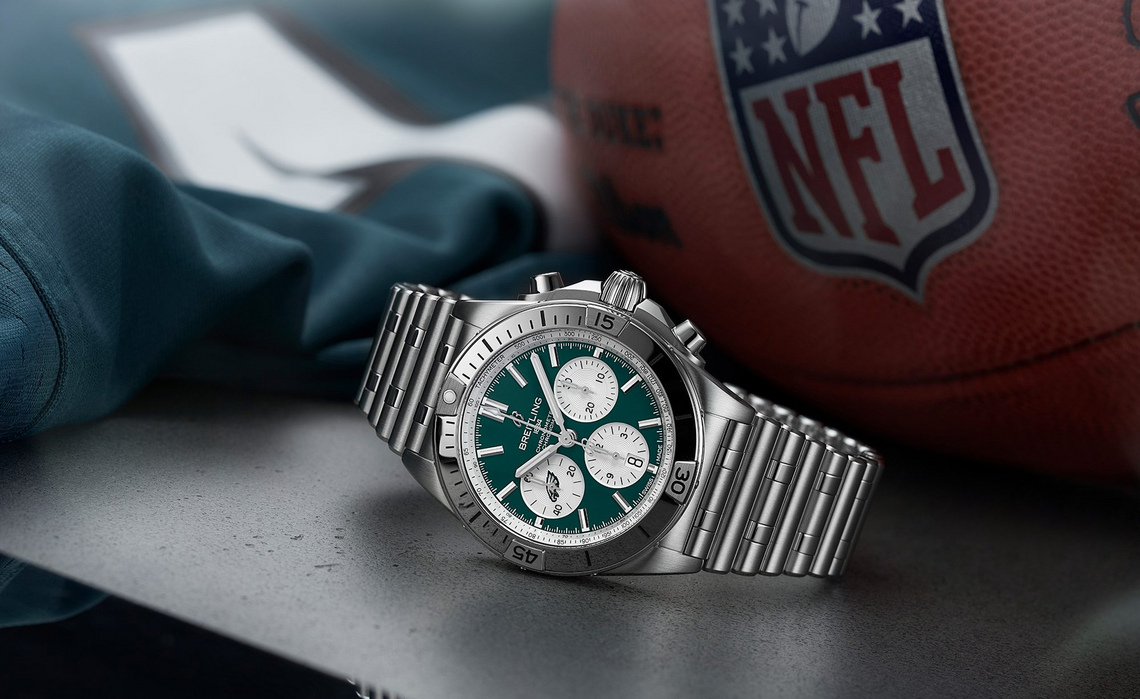 Breitling Parties in the End Zone with Its New NFL Commemorative Chronomat Collection Watchonista