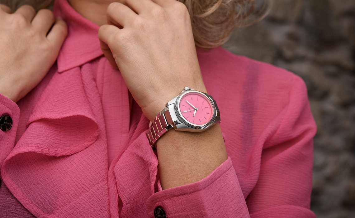 The Oris ProPilot X Goes Hot, Piggy Pink | Watchonista