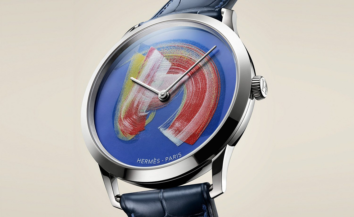 Drawn to Craft: The Latest Slim d'Hermès Puts an Abstract Painting