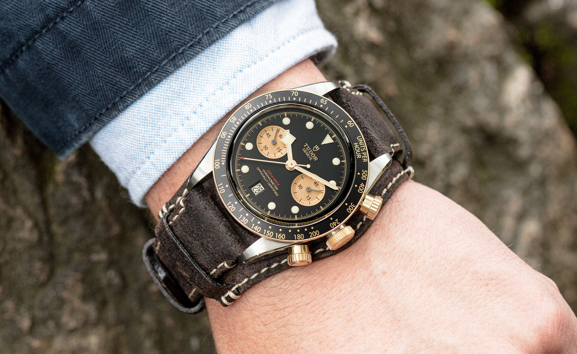 Tudor chrono steel and gold on sale