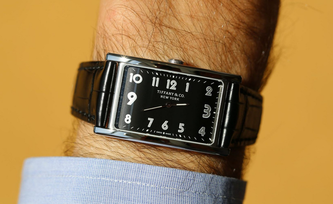 Tiffany Co s East West collection perfectly rectangular watches Watchonista