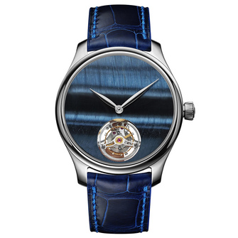 H. Moser &amp; Cie. Endeavour Tourbillon Concept Tiger's Eye