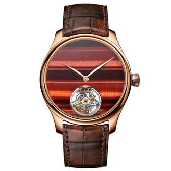 H. Moser &amp; Cie. Endeavour Tourbillon Concept Tiger's Eye