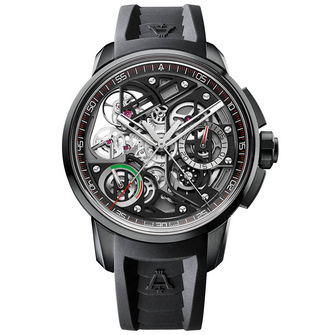 Angelus U30 Black Tourbillon, Flyback and Split-second Chronograph