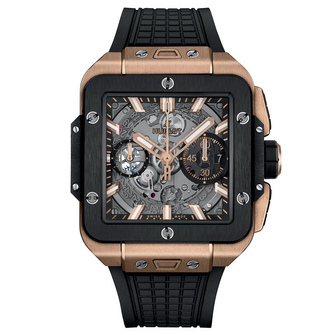 Hublot Square Bang King Gold Ceramic