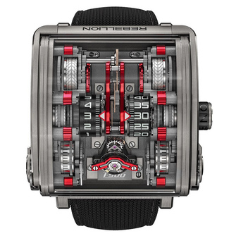 Rebellion T-500 Titanium / Red