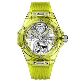 Hublot Big Bang Tourbillon Automatic Yellow Neon SAXEM
