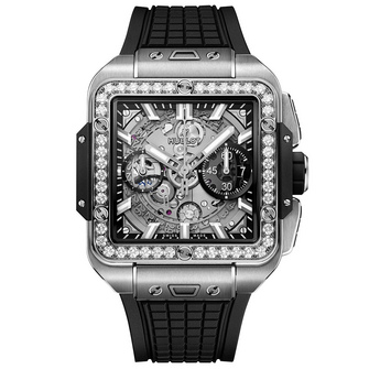 Hublot Square Bang Unico Titanium Diamonds