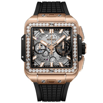 Hublot Square Bang Unico King Gold Diamonds