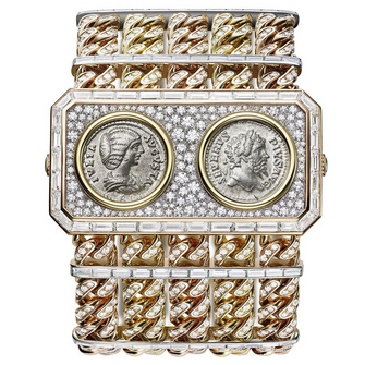 Bvlgari Monete Catene Dual Time High Jewelry Secret Watch
