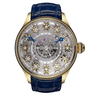 Gucci G-Timeless Planetarium with diamond-studded stars