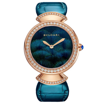 Bvlgari Divas' Dream Peacock Feather Marquetry