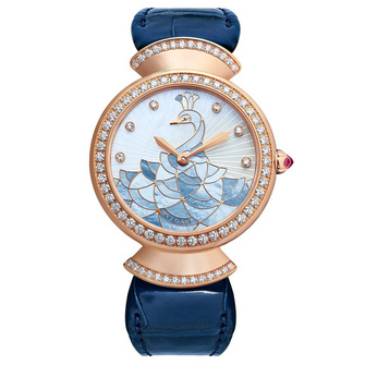 Bvlgari Divas' Dream Peacock Mother-Of-Pearl Marquetry