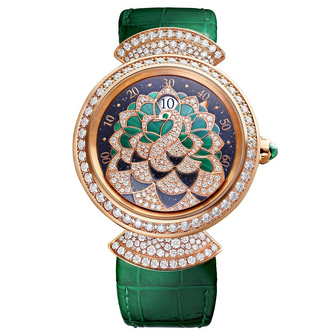 Bvlgari Divas' Dream Peacock Precious Marquetry Jumping Hours &amp; Retrograde Minut