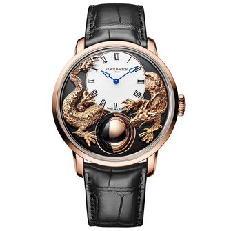 Arnold &amp; Son Luna Magna Red Gold “Year of the Dragon” Onyx