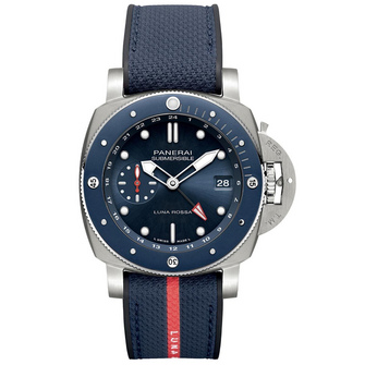 Panerai Submersible GMT Luna Rossa Titanio