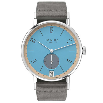 NOMOS Glashütte Tangente 38 date Delfin – 175 Years Watchmaking Glashütte