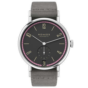 NOMOS Glashütte Tangente 38 date Tiefseegrau – 175 Years Watchmaking Glashütte