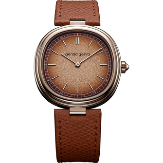 Gérald Genta Geneva Time Only Marrone
