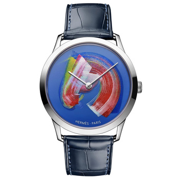 Drawn to Craft: The Latest Slim d'Hermès Puts an Abstract Painting