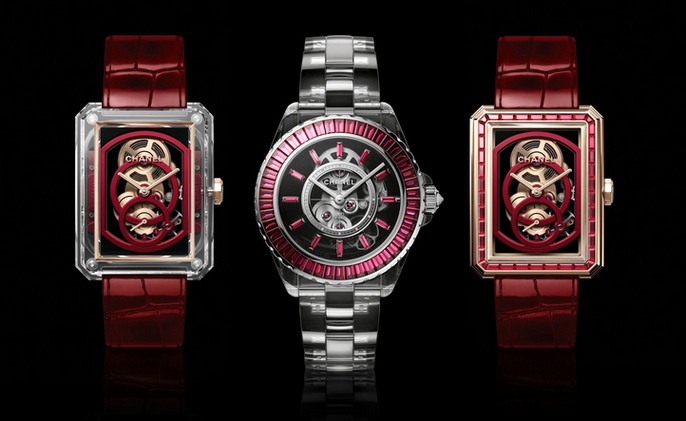 CHANEL ディスプレイ / オブジェ レア✰【レッド】 Chanel J12 X-Ray Red Edition | Watchonista