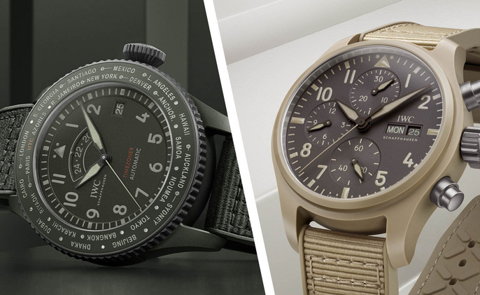 IWC Schaffhausen Adds Two New Colored Ceramic Editions To The TOP GUN Collection