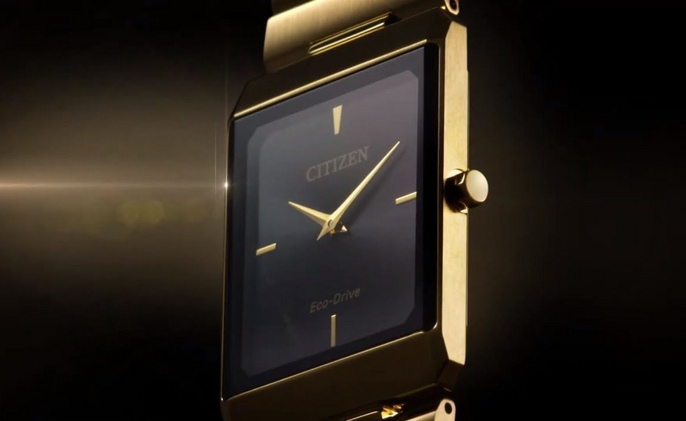 Citizen eco drive stiletto sapphire g870 top