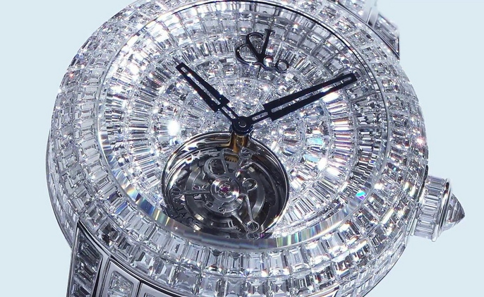 Caviar tourbillon diamond bracelet price sales