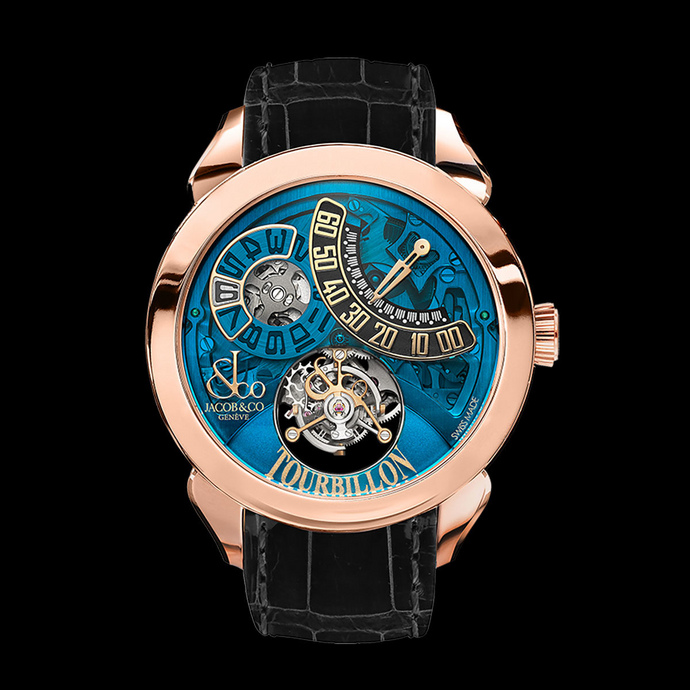 Jacob & Co. Palatial Flying Tourbillon Jumping Hour Rose Gold
