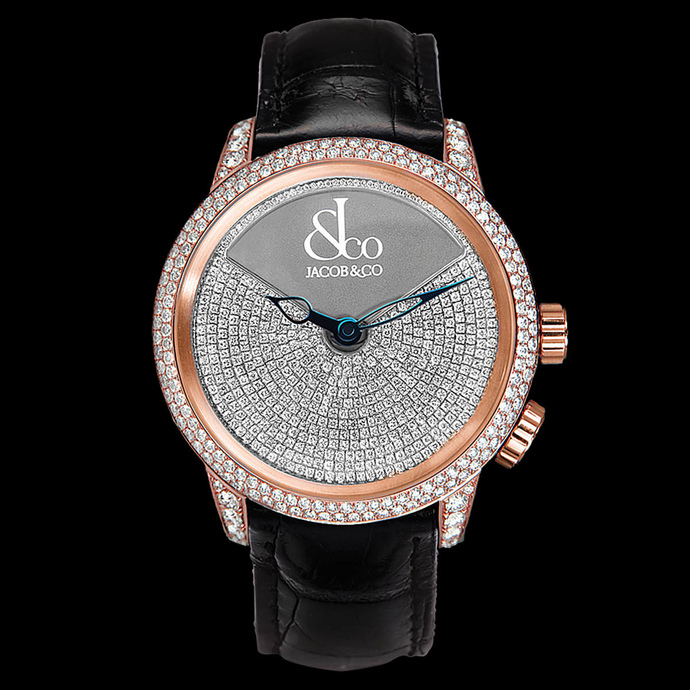 Jacob Co. Caligula Rose Gold Pave Jacob Co