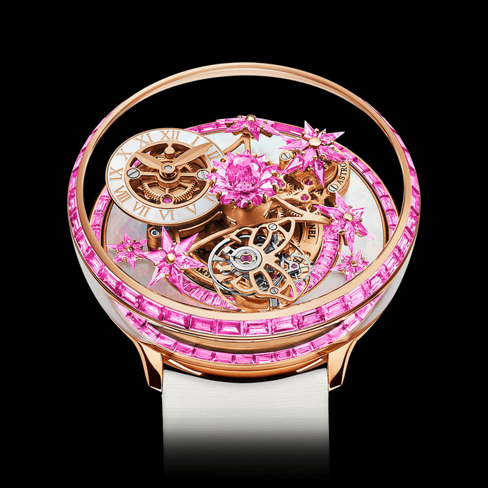 Jacob & Co. Fleurs de Jardin Full Pink Sapphires | Jacob & Co.