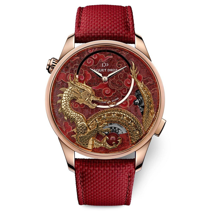 Jaquet Droz Imperial Dragon Automaton Red Gold – Cuprite | Watchonista