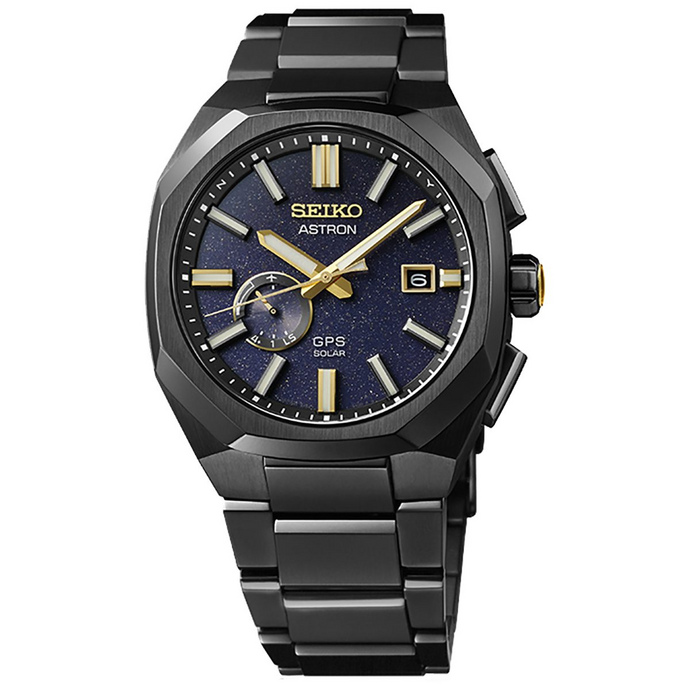 SEIKO ASTRON ネイビー ステンレス Seiko Astron GPS Solar Blue Dial Stainless Steel Watch | eBay