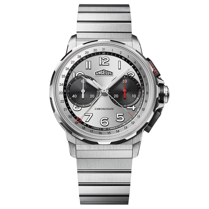 Angelus Chronodate Titanium Magnetic Silver Edition Watchonista