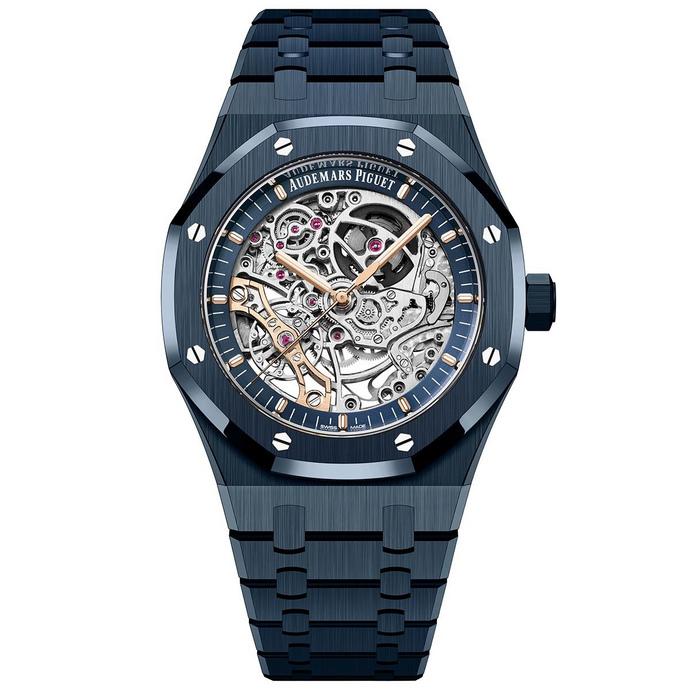 Audemars Piguet 青　ボールペン Audemars Piguet Royal Oak Double Balance Wheel Openworked / 41mm