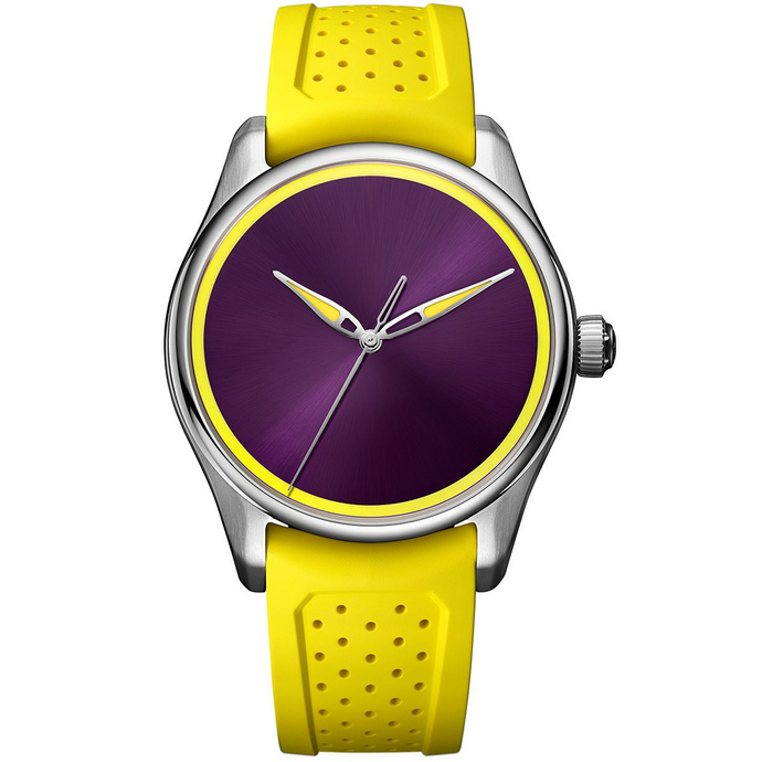 ベビースター H. Moser & Cie. Pioneer Centre Seconds Sun Berry | Watchonista