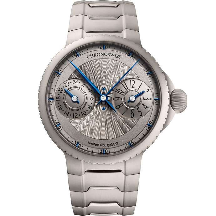 Chronoswiss Pulse GMT Silver Guilloche | Watchonista