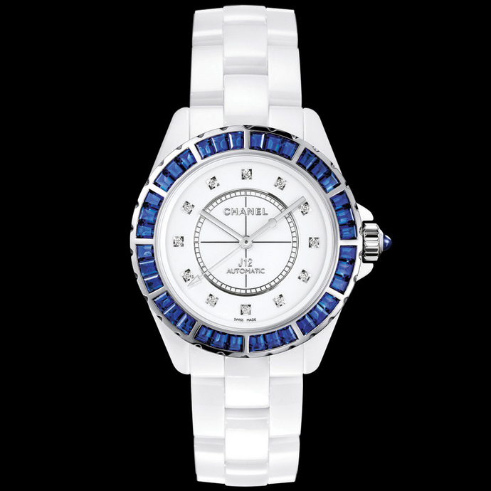 J12 White Sapphire Bezel 38 mm Watchonista