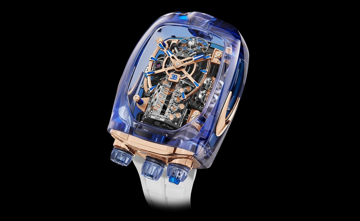16 Cylinders On The Wrist: The Jacob & Co. Bugatti Chiron Blue Sapphire
