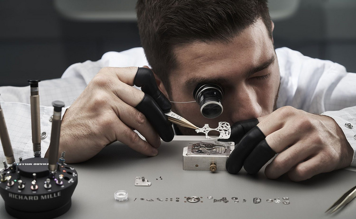 Richard mille watchmaker shop